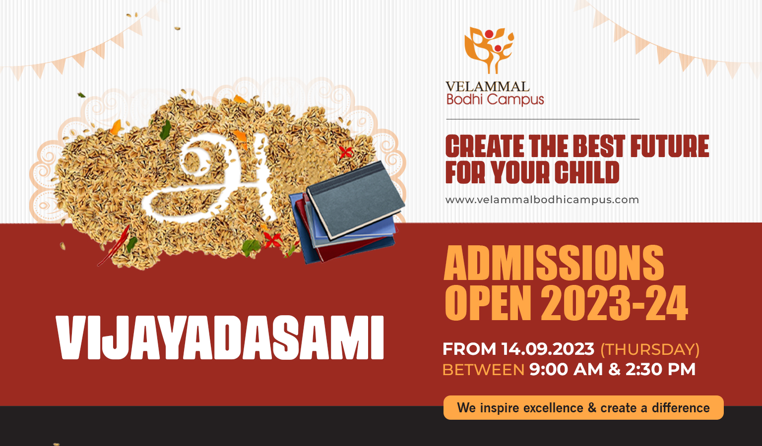 Vijayadasami Admissions Open